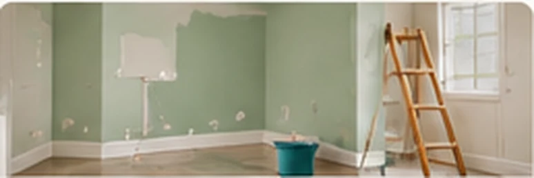 Room painting project in progress
