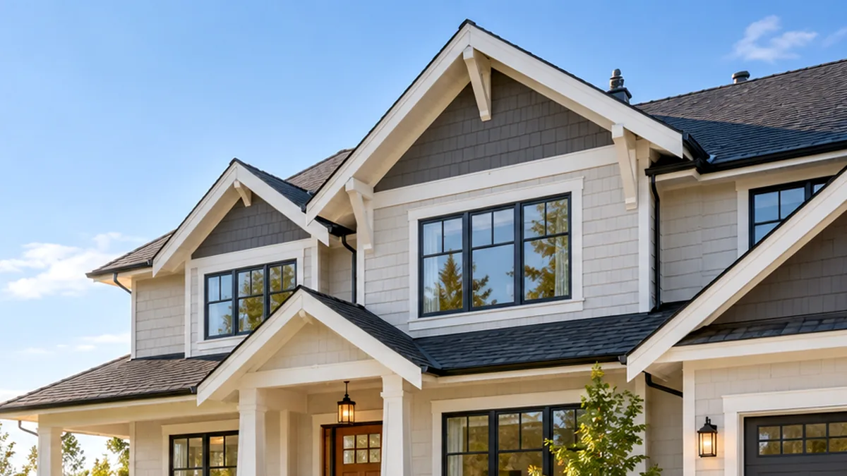 Home exterior visual for maintenance planning